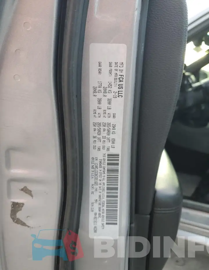 1C4RDJDG3KC651665 Photo# 12