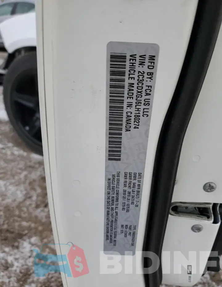 2C3CDXGJ6LH180274 Photo# 12