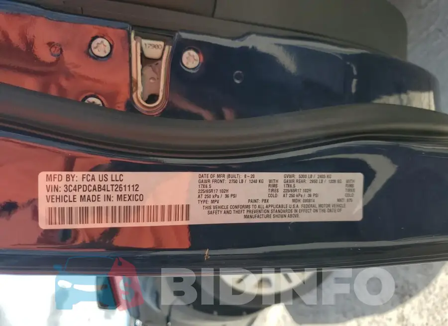3C4PDCAB4LT261112 Photo# 13