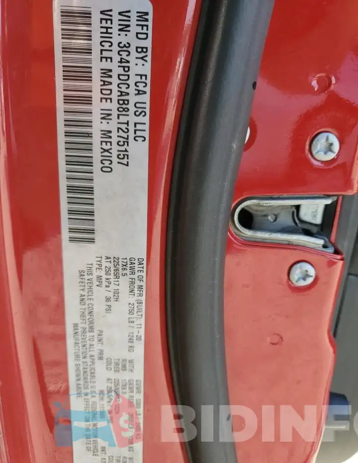 3C4PDCAB8LT275157 Photo# 14