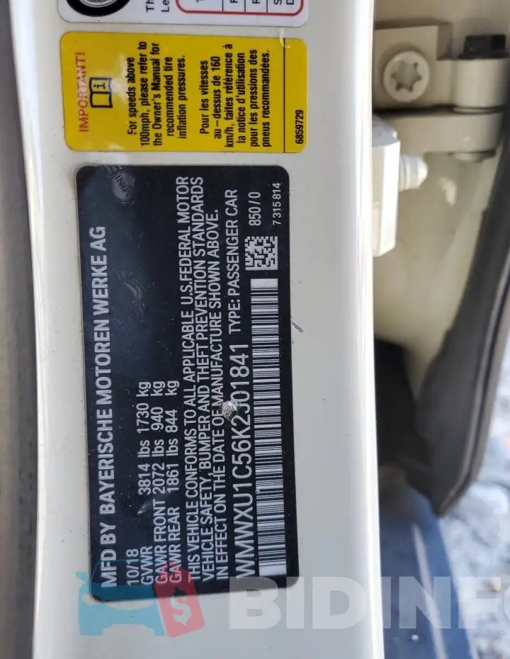 WMWXU1C56K2J01841 Photo# 13