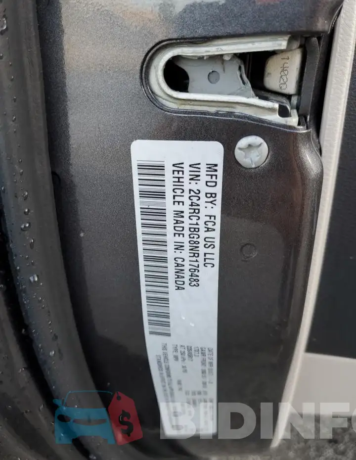 2C4RC1BG8NR176483 Photo# 14