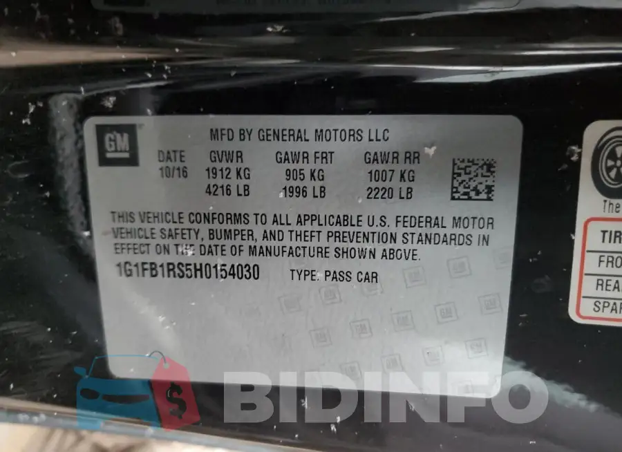 1G1FB1RS5H0154030 Photo# 12