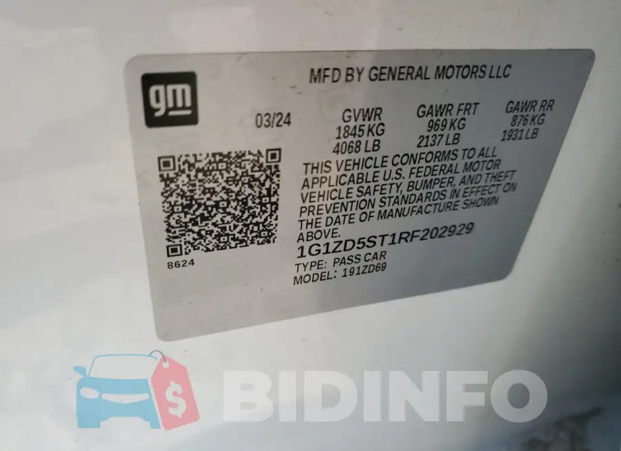 1G1ZD5ST1RF202929 Photo# 12
