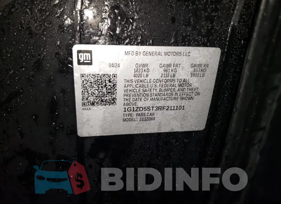 1G1ZD5ST3RF211101 Photo# 12