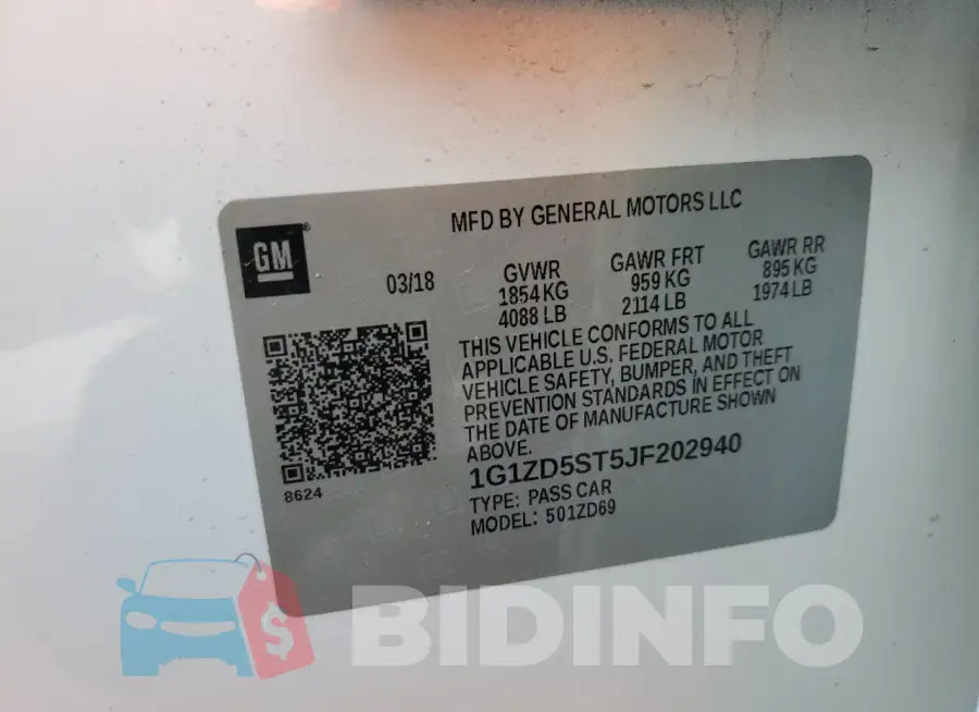 1G1ZD5ST5JF202940 Photo# 12