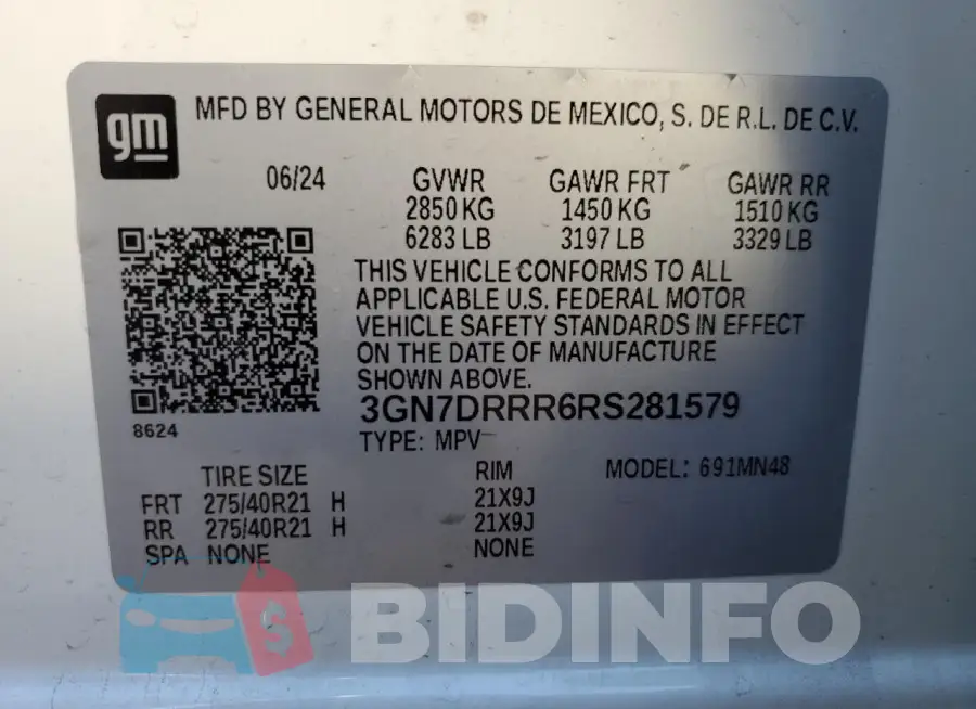 3GN7DRRR6RS281579 Photo# 14