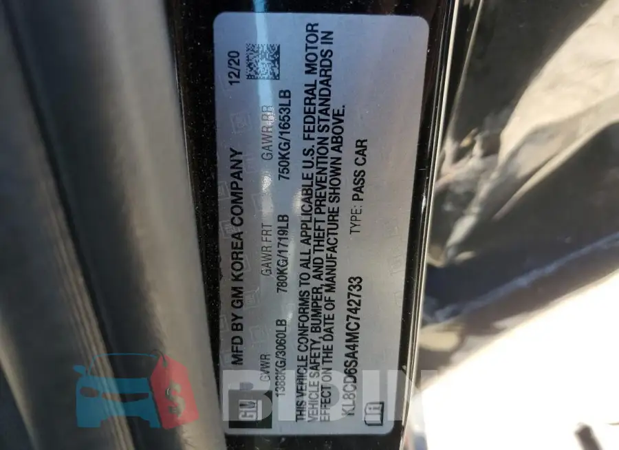 KL8CD6SA4MC742733 Photo# 13