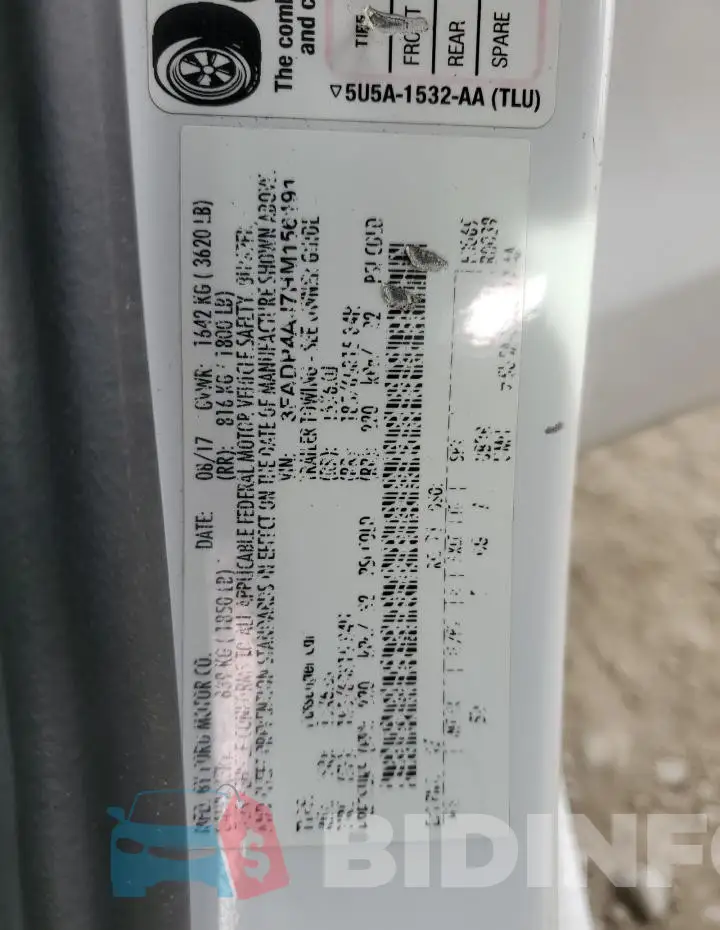 3FADP4AJ7HM156191 Photo# 12