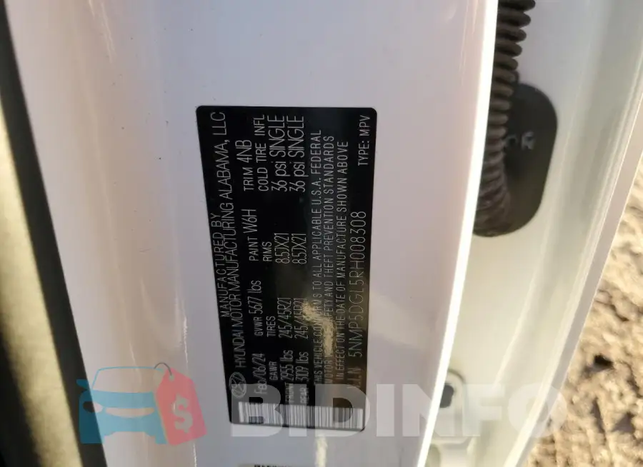 5NMP5DGL5RH008308 Photo# 14