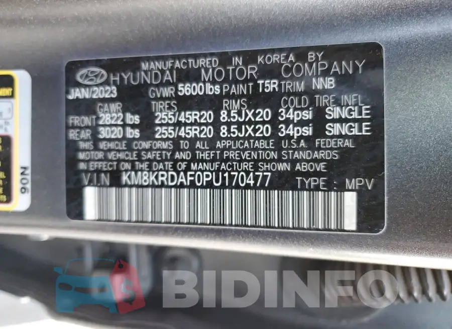 KM8KRDAF0PU170477 Photo# 13