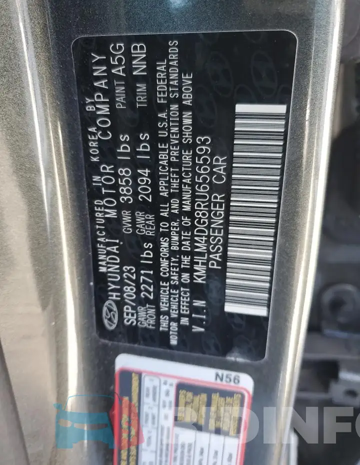 KMHLM4DG8RU656593 Photo# 12