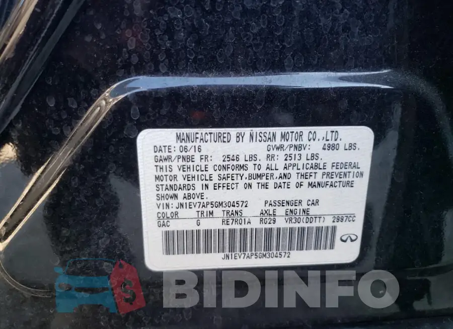 JN1EV7AP5GM304572 Photo# 13