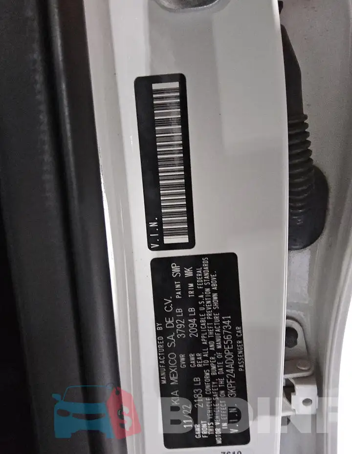 3KPF24AD0PE567341 Photo# 13