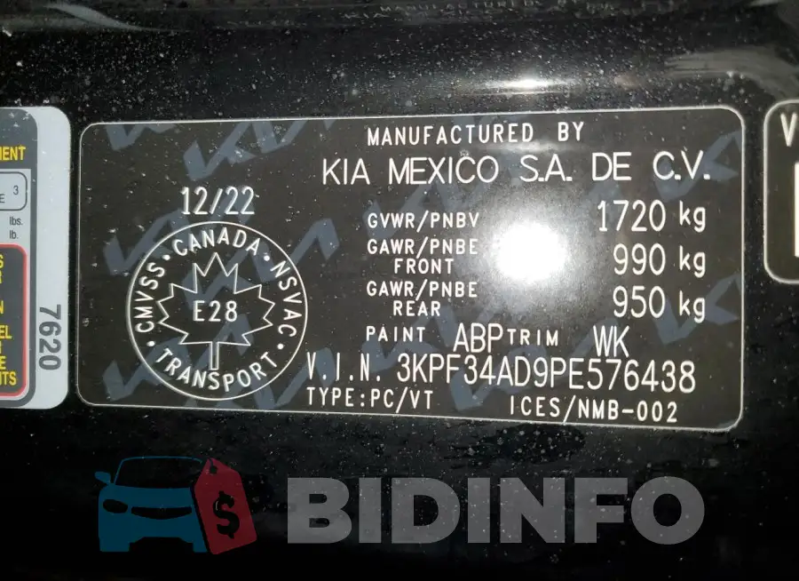 3KPF34AD9PE576438 Photo# 12