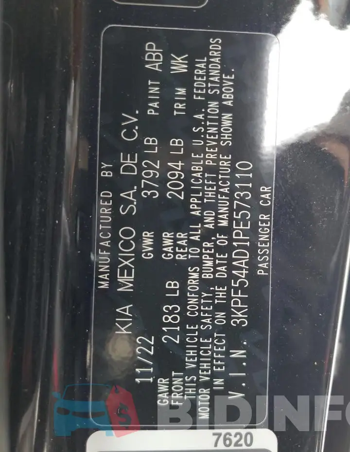 3KPF54AD1PE573110 Photo# 12