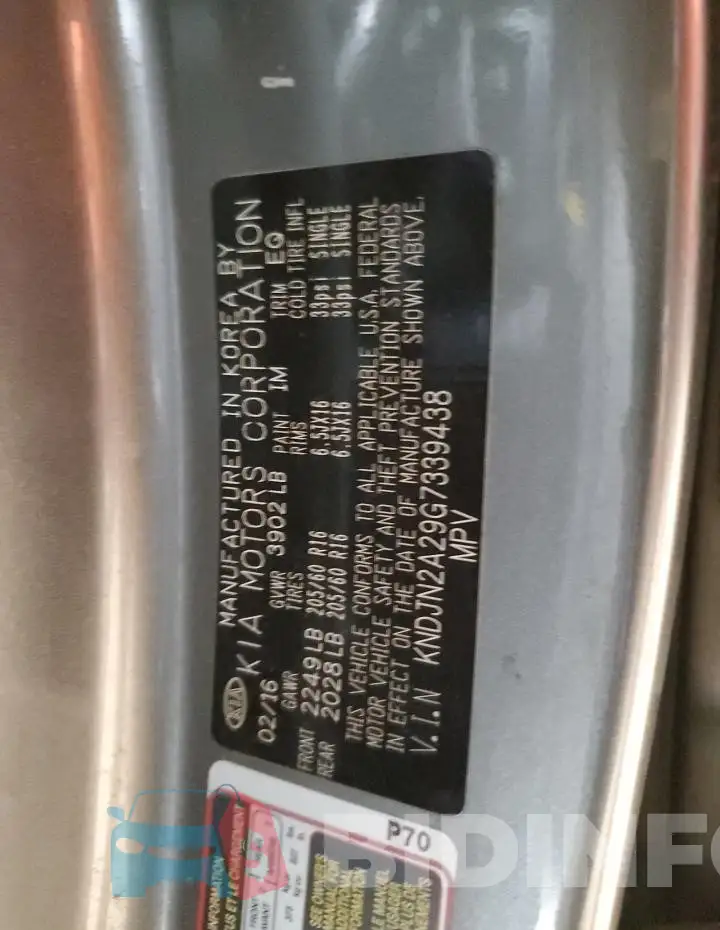 KNDJN2A29G7339438 Photo# 12