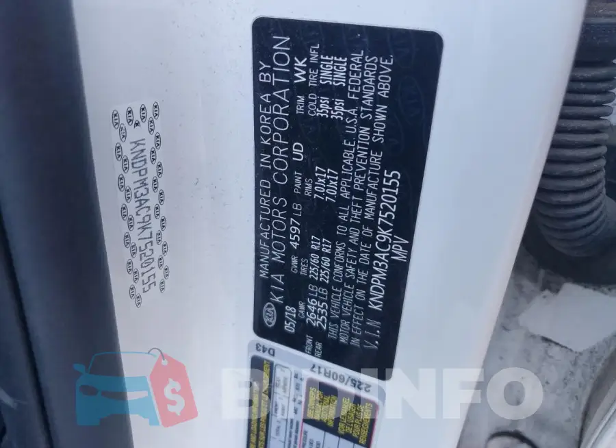 KNDPM3AC9K7520155 Photo# 13