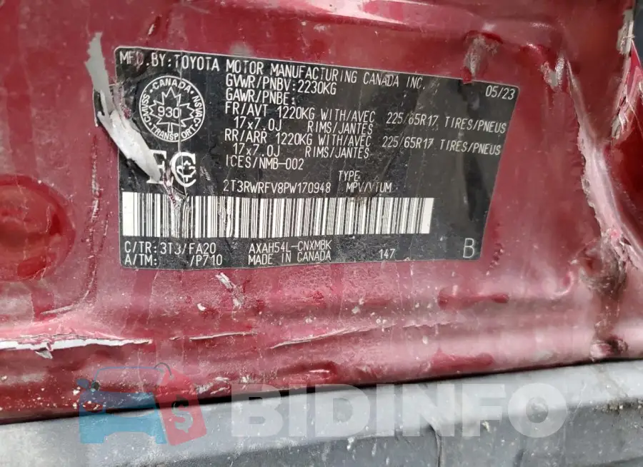 2T3RWRFV8PW170948 Photo# 13