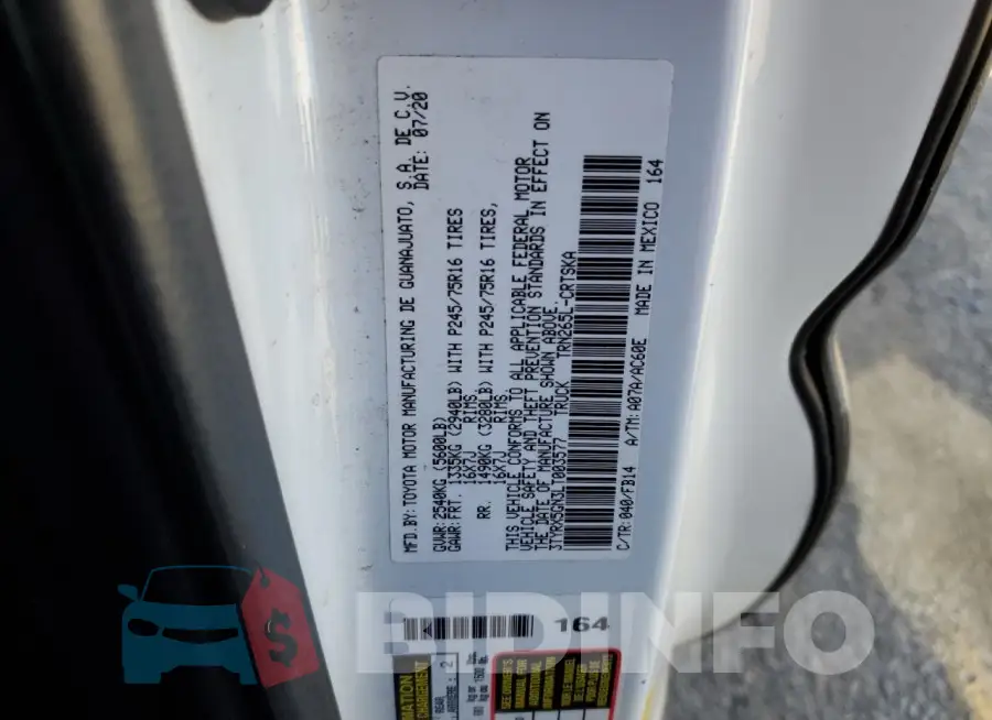 3TYRX5GN3LT003577 Photo# 12