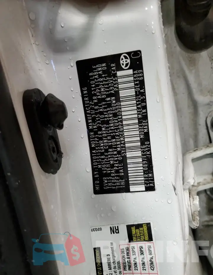 5YFP4MCE6PP140300 Photo# 12