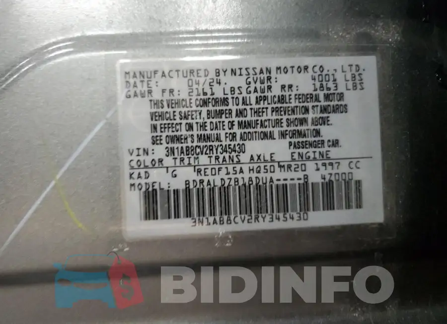 3N1AB8CV2RY345430 Photo# 12