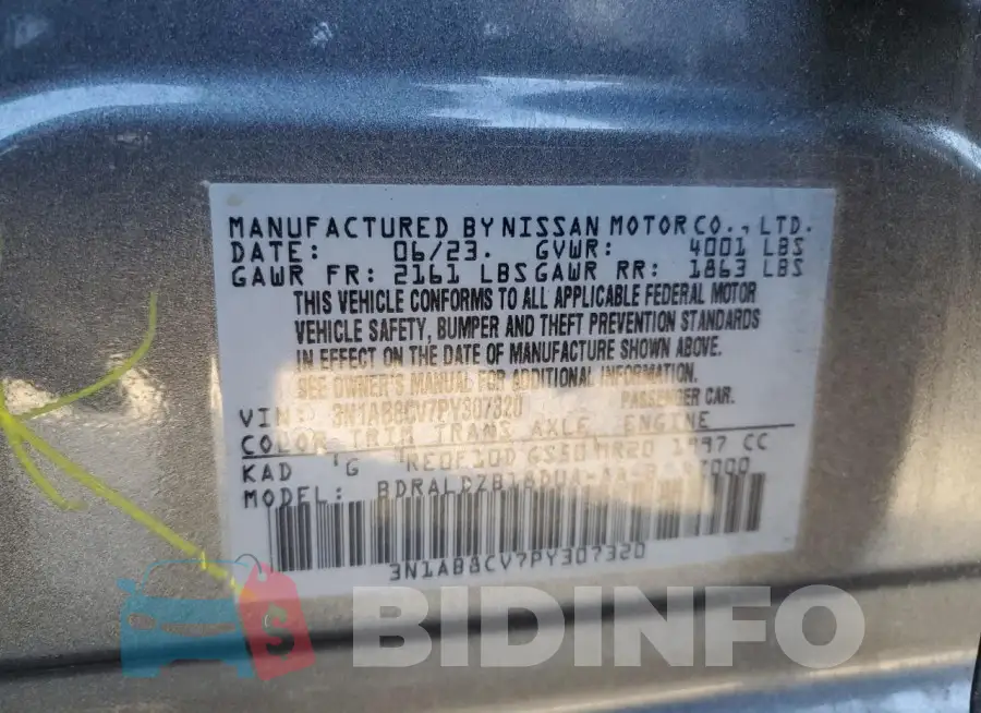 3N1AB8CV7PY307320 Photo# 12