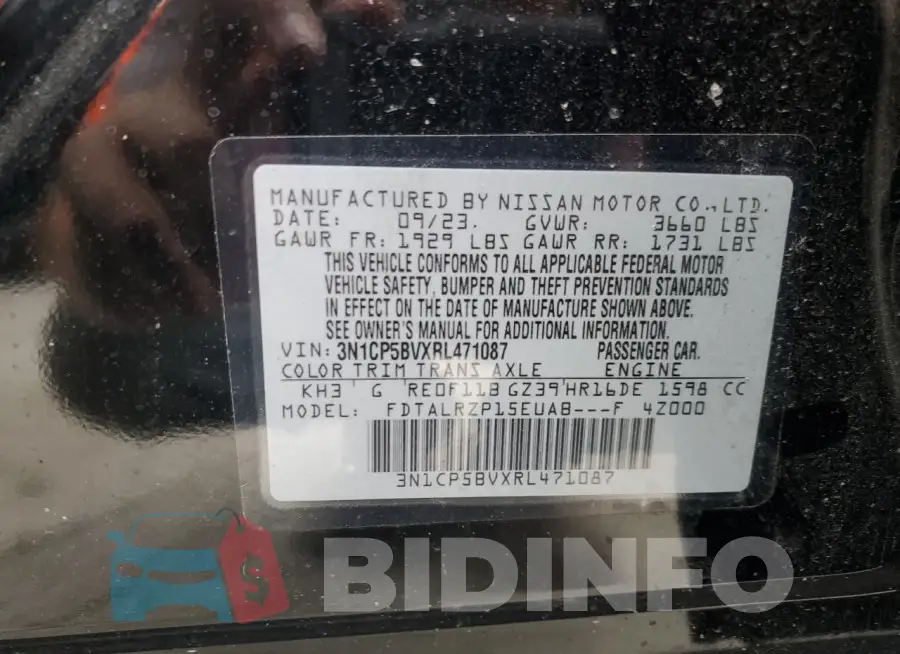 3N1CP5BVXRL471087 Photo# 12