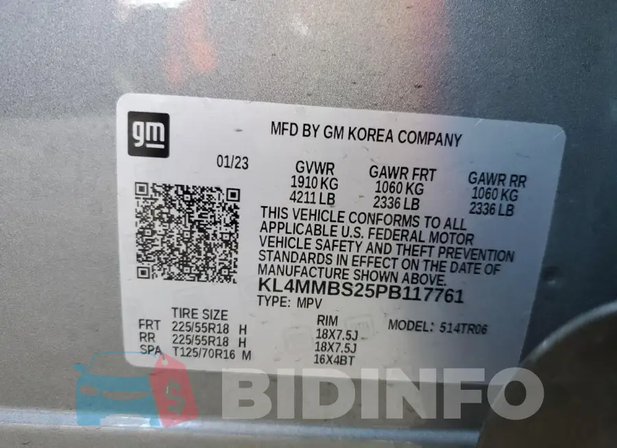 KL4MMBS25PB117761 Photo# 14