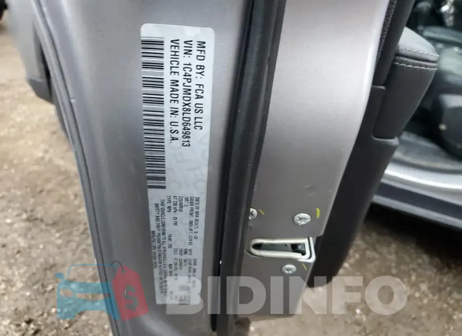 1C4PJMDX8LD649813 Photo# 12