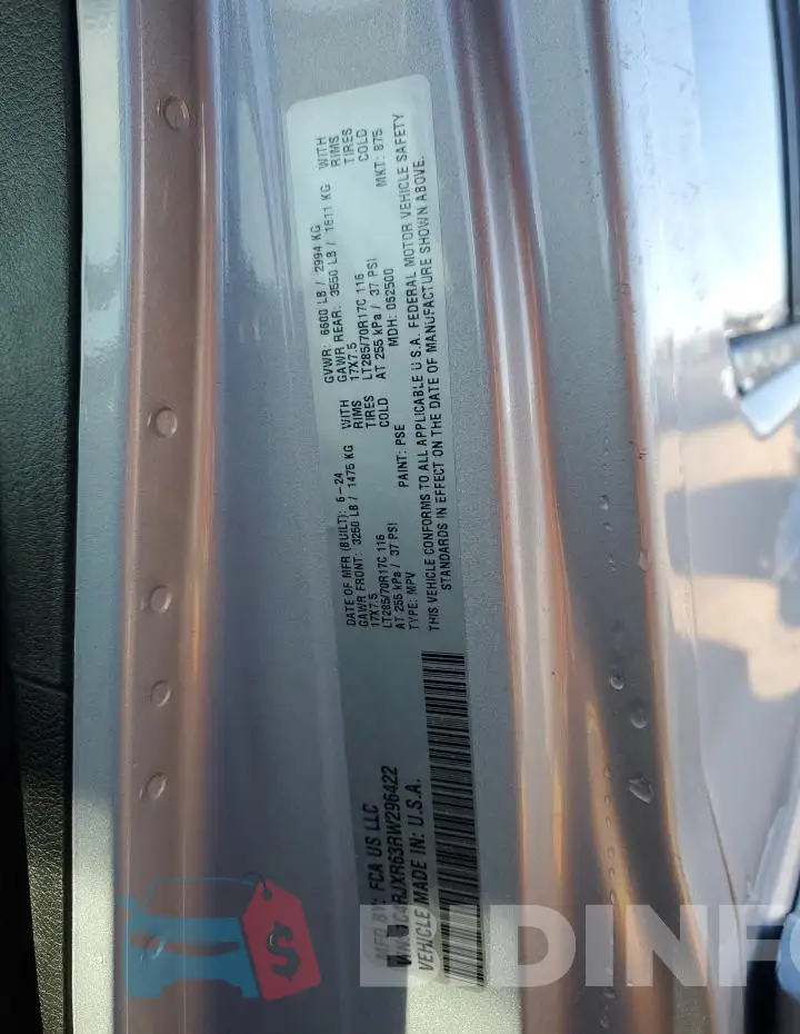 1C4RJXR63RW296422 Photo# 12