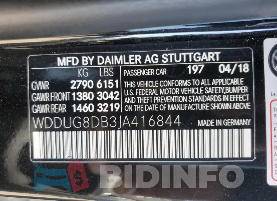 WDDUG8DB3JA416844 Photo# 13