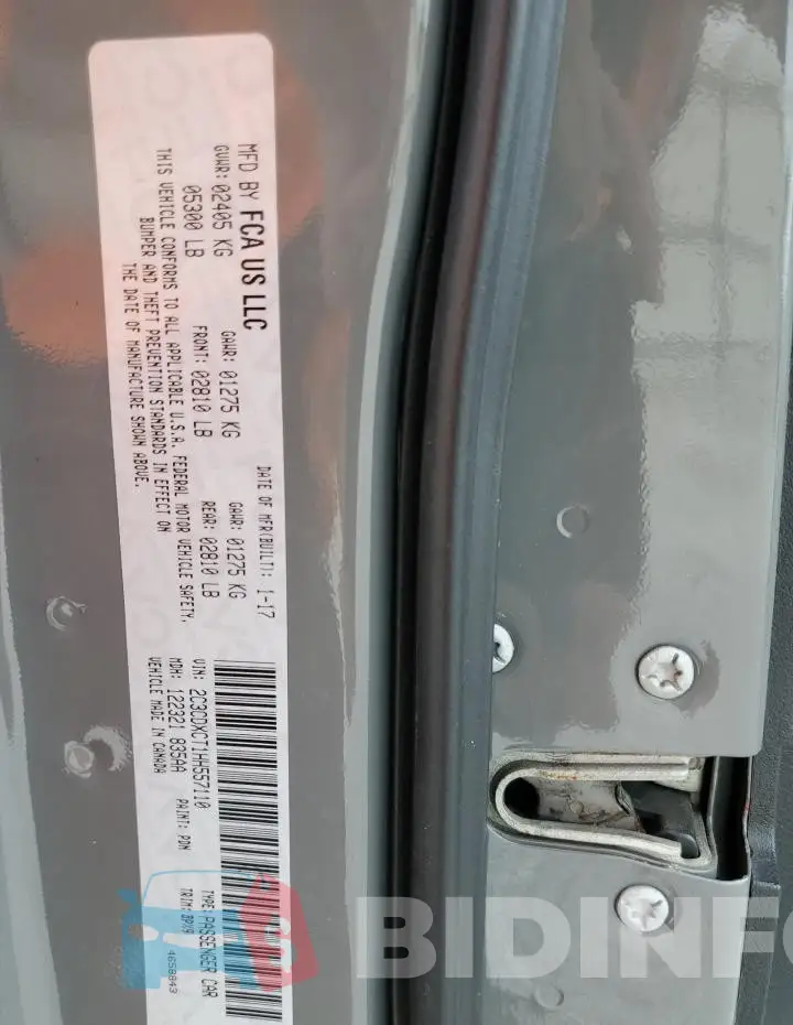 2C3CDXCT1HH557110 Photo# 12