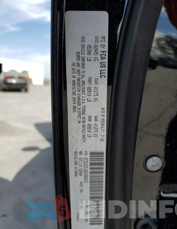 2C3CDZDJ8GH284531 Photo# 13