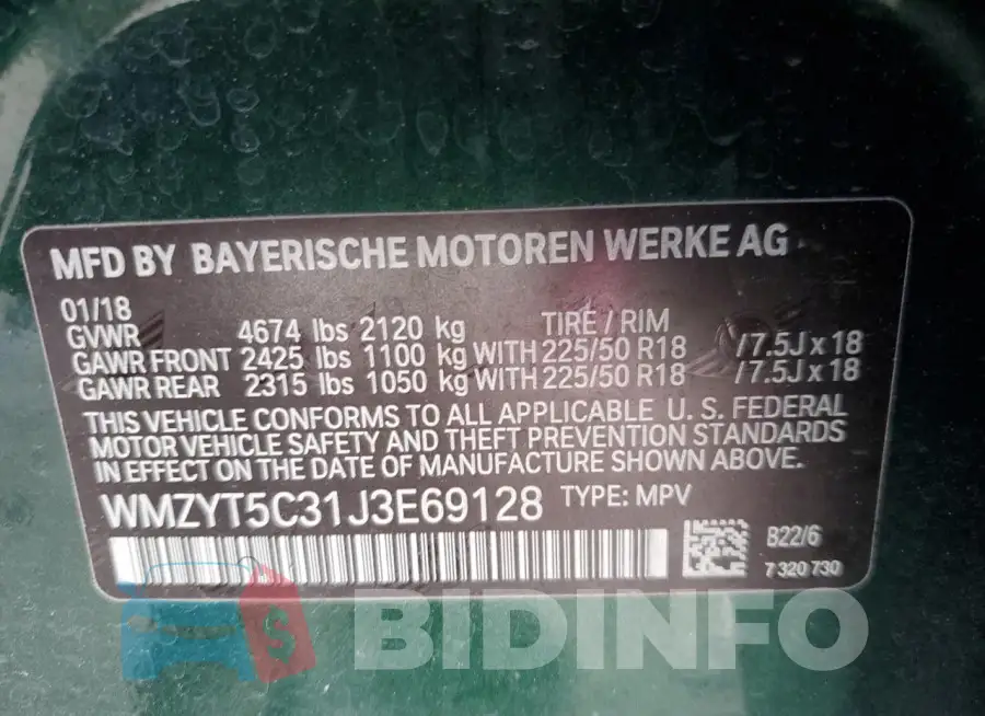 WMZYT5C31J3E69128 Photo# 12