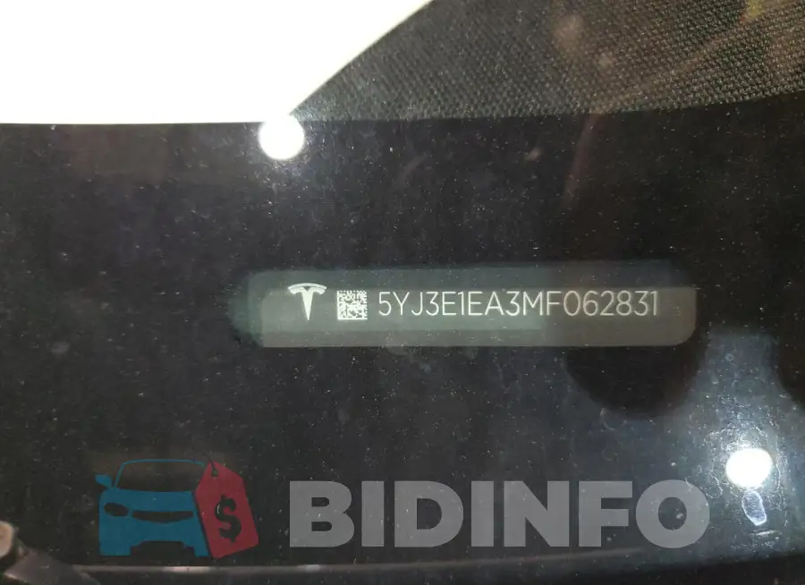 5YJ3E1EA3MF062831 Photo# 12