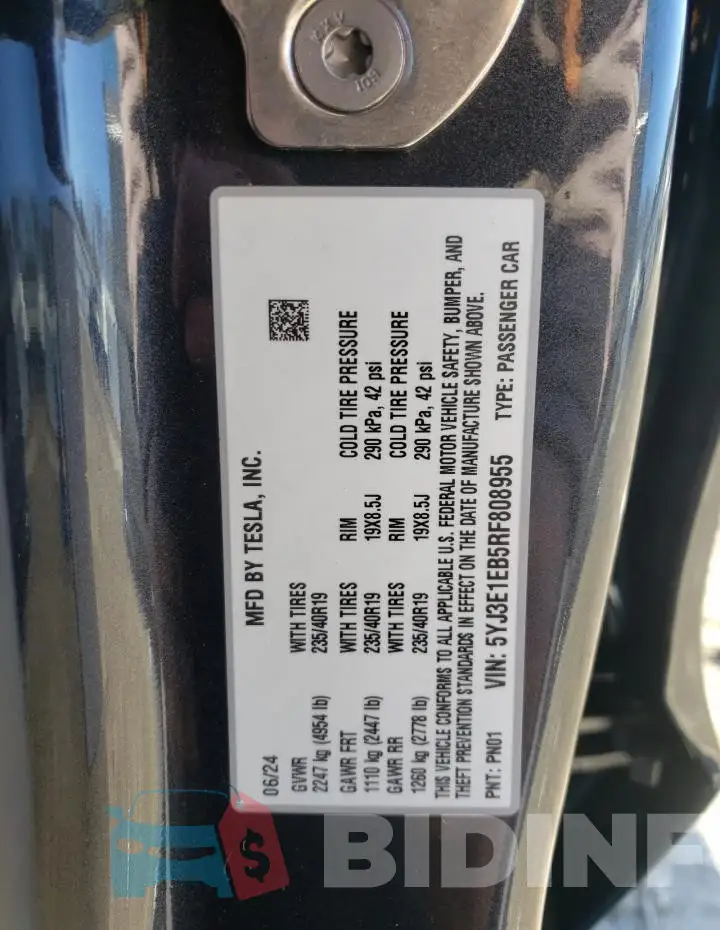 5YJ3E1EB5RF808955 Photo# 13