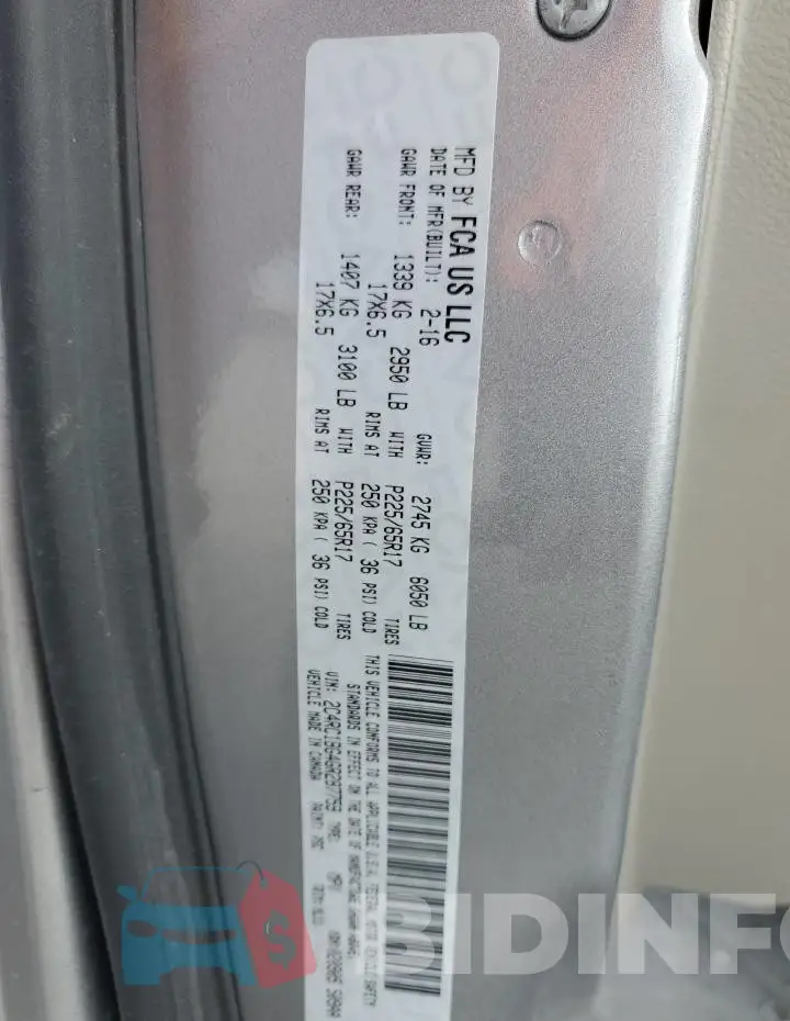 2C4RC1BG4GR287759 Photo# 13
