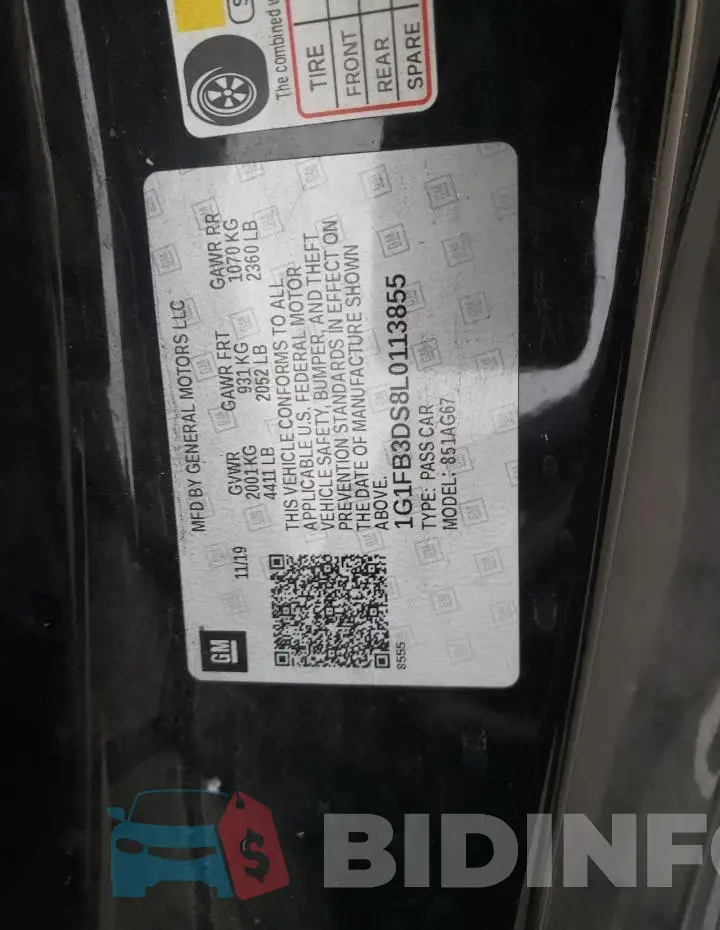 1G1FB3DS8L0113855 Photo# 12