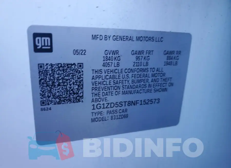 1G1ZD5ST8NF152573 Photo# 13