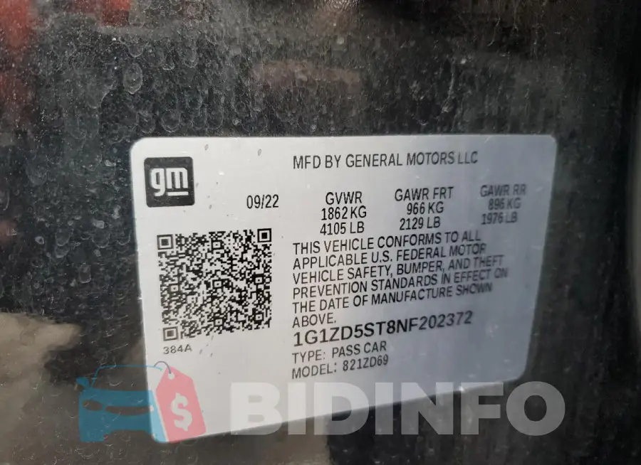 1G1ZD5ST8NF202372 Photo# 12