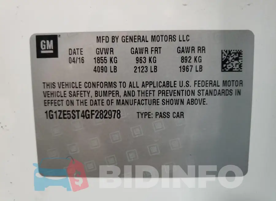 1G1ZE5ST4GF282978 Photo# 12