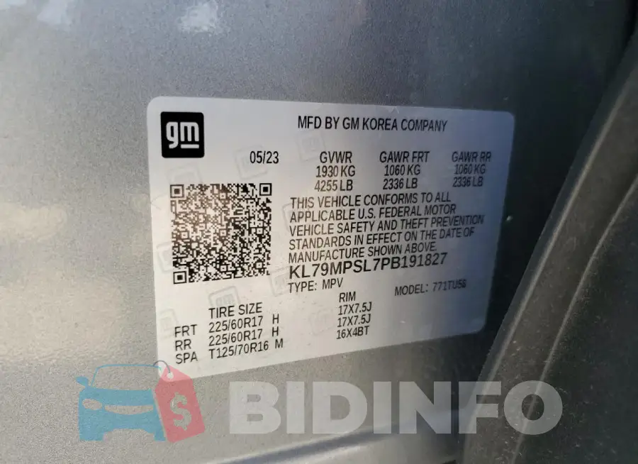 KL79MPSL7PB191827 Photo# 13