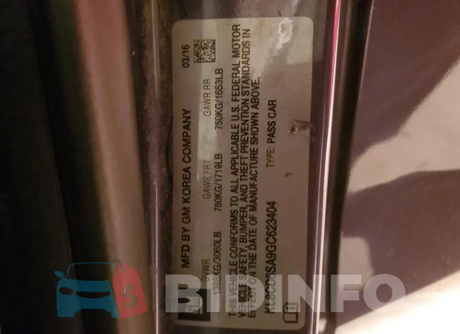 KL8CD6SA9GC623404 Photo# 13