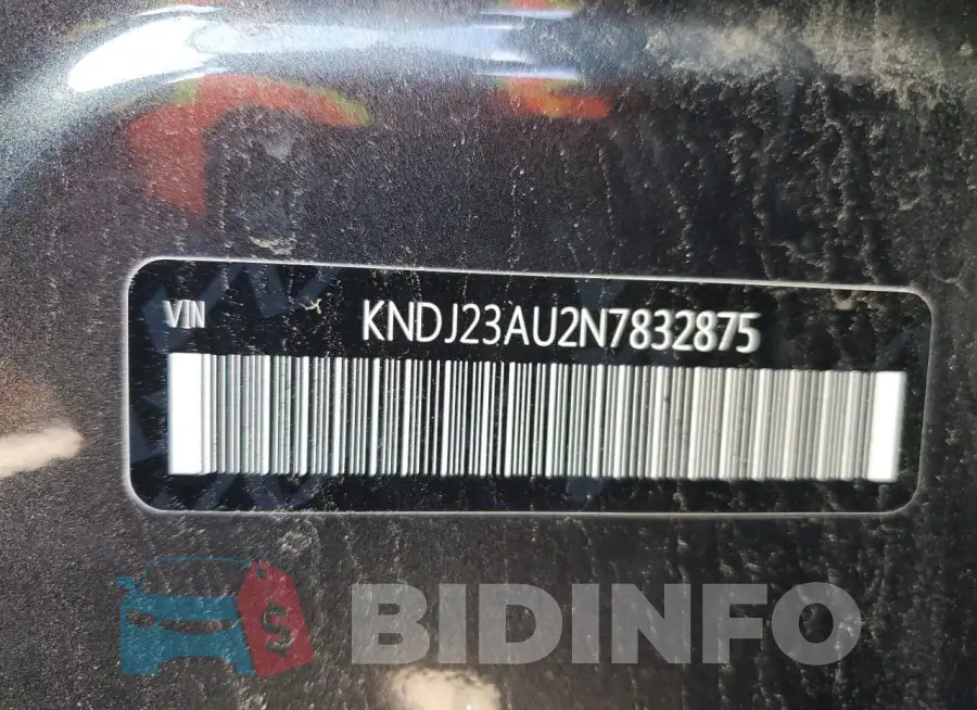 KNDJ23AU2N7832875 Photo# 13