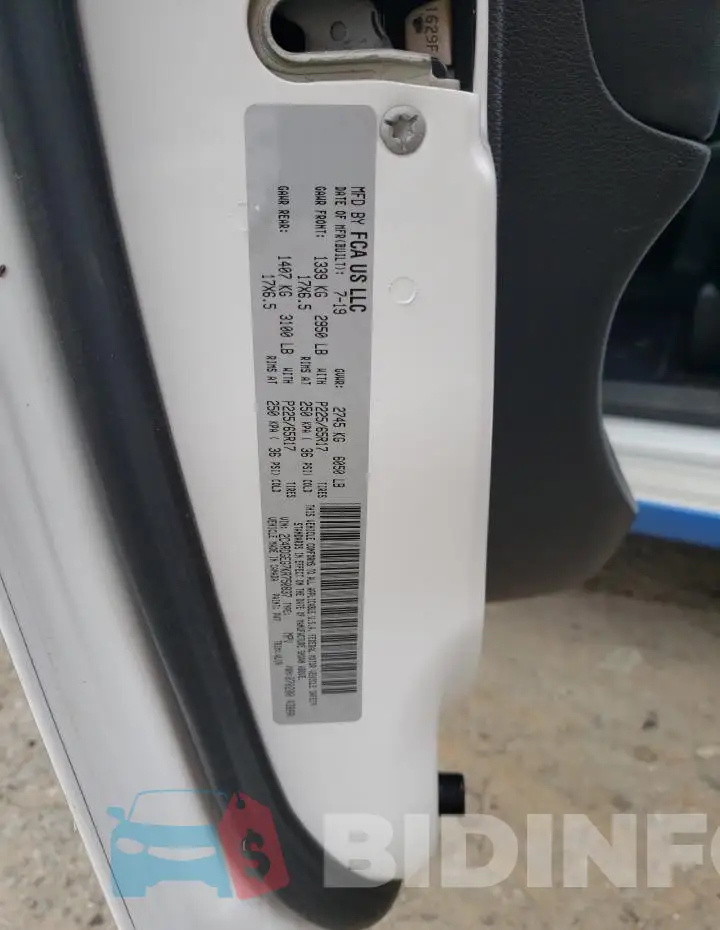 2C4RDGEG7KR750837 Photo# 14