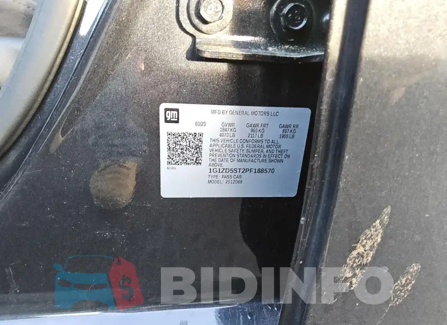 1G1ZD5ST2PF188570 Photo# 13