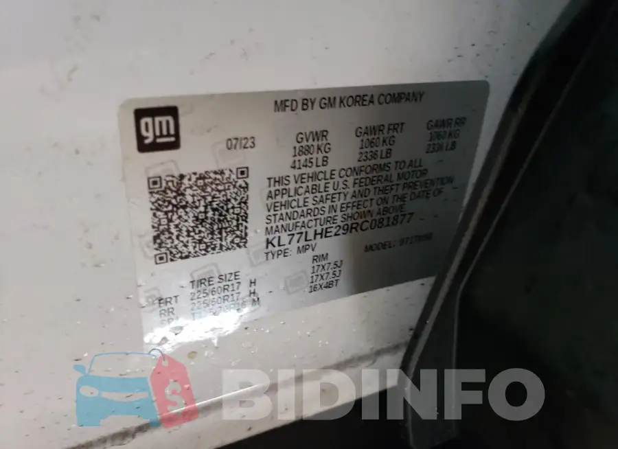 KL77LHE29RC081877 Photo# 13