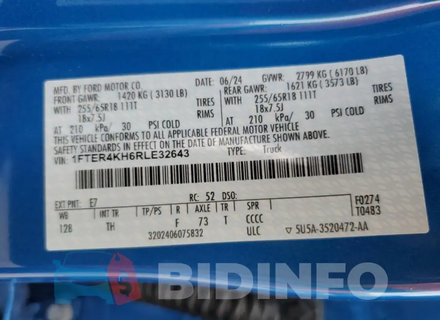 1FTER4KH6RLE32643 Photo# 12