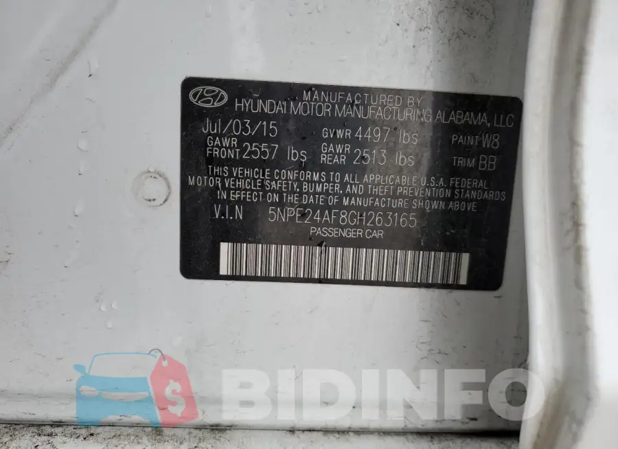 5NPE24AF8GH263165 Photo# 12